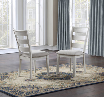 Pendleton Side Chair Set Of 2 White White Wood