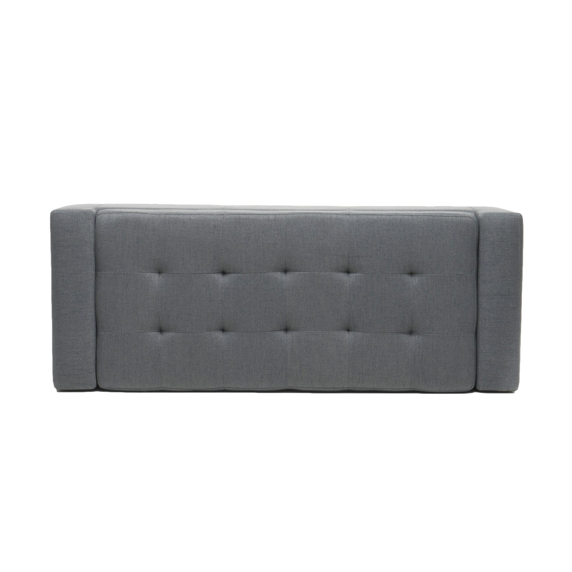 Guernsey Ottoman Charcoal Fabric